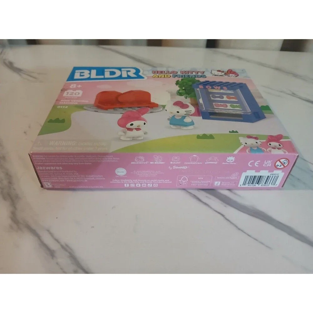 BLDR 0112 Hello Kitty and Friends Bow Vending Machine Builder Set 120 pcs
